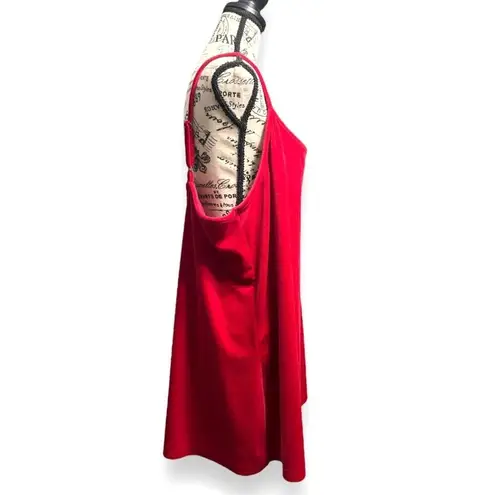 Torrid  4X Sleep Red Velvet Camisole Tank Top Soft Lounge Pajama Sleepwear Cozy