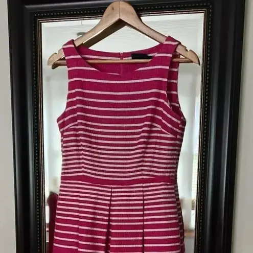 Taylor | Dresses | Taylor Cotton Jacquard Fit Flare Dress | Poshmark Size 6 Pink