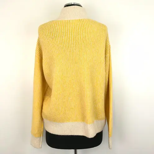 FRNCH NWT Paris Striped Mock Neck Pullover Sweater Size Small/Medium