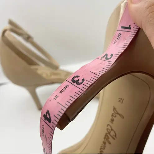 Sam Edelman  Patti patent leather tan dress heels women’s Size 12