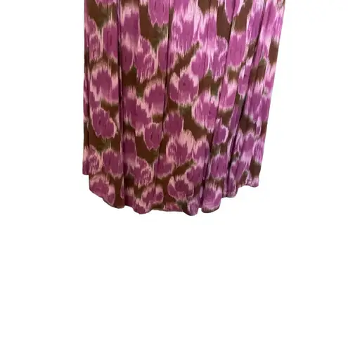 Matilda Jane Hello Lovely Adore Me Purple Floral Hi Low Jersey Dress Women Large