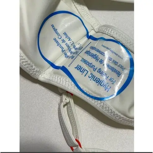 Solid & Striped The Lulu Bikini Bottom Swim Adjustable Sides Cream Medium