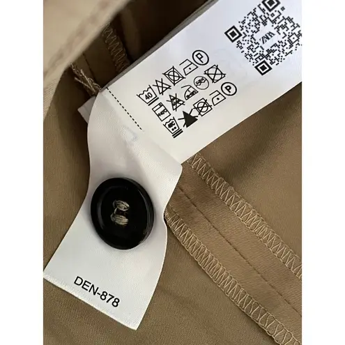 ZARA  Khaki Safari Belted Short ShirtDress size Medium