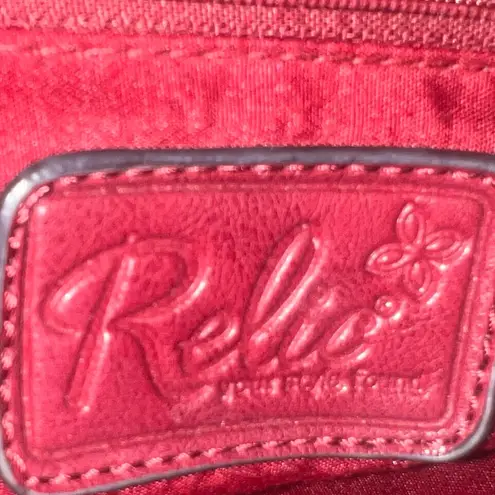 Relic Elegant Red Braided Straps Shoulder Bag