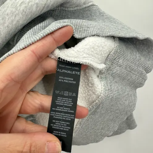 Alphalete  Women’s Oversized‎ Classic Crew Sweatshirt Gray Size Medium