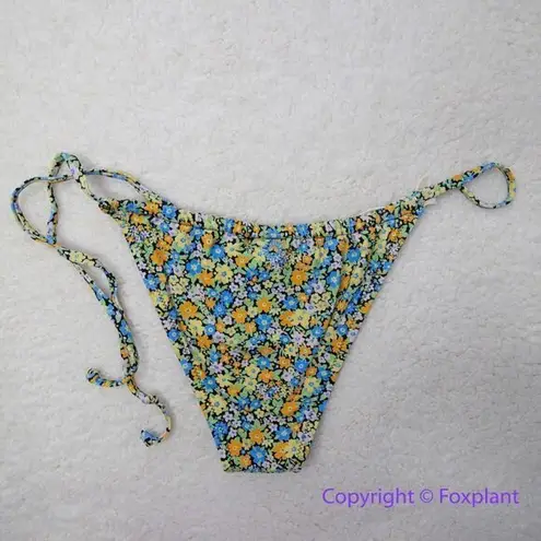 NEW Rhythm Free People Carrie Itsy Bikini Bottom, size S Blue