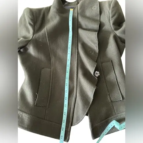 BCBGMAXAZRIA  Military Style Wool Blend Jacket Size S