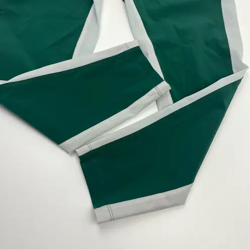 Vaara × Barry's Rain Forest Green White Flo Tuxedo Legging 7/8 Women Size Small