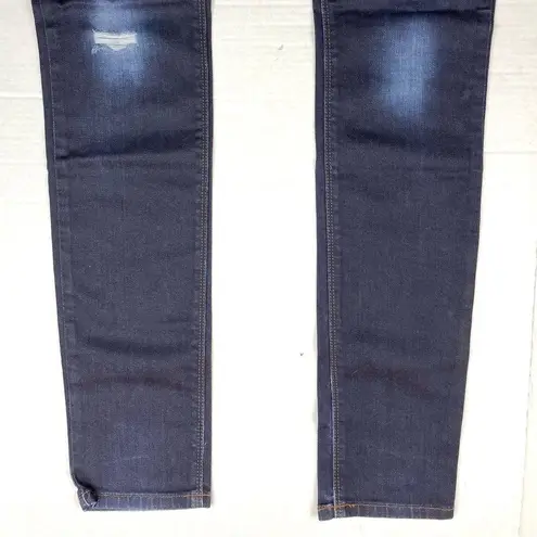 joe's jeans Joe’s Jeans Dark Wash Distressed Knees Straight Leg Jeans