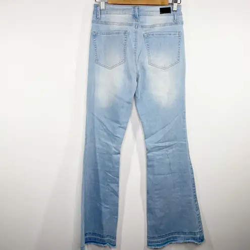 Black Label C'est Toi Light Wash Blue Denim Flare Jeans Women's Size 5 26