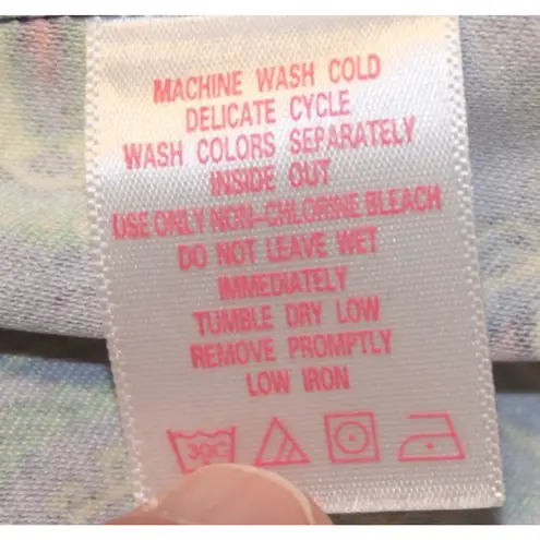 Paisley Floral Button Down Shirt Boho Hippie Maximalist Retro Layering Size XL