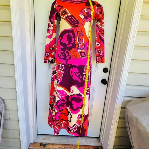 “CK Bradley Ashton Dress Whirlwind Plum Purple Midi Women’s Size XS Red