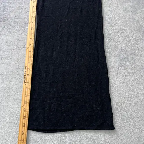 Carly Jean Los Angeles Black Wide Leg Drawstring Lounge Pants Medium USA Made