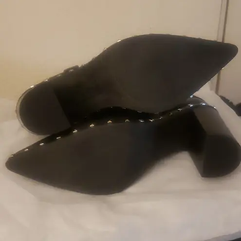 Charles by Charles David Black Studded Ankle Boots. New never worn. Name "Decker