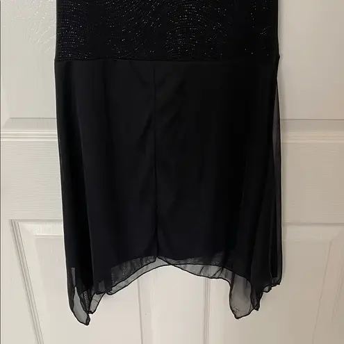 Charlotte Russe Vintage Y2K  black goth whimigoth fairy sheer formal dress S