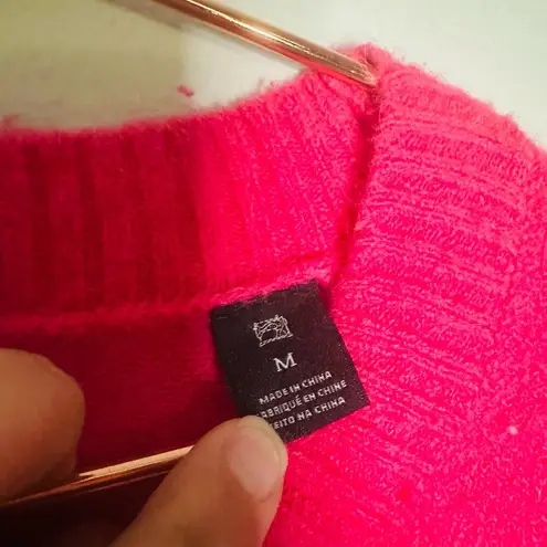 Scotch & Soda Pink Longsleeve Crewneck Fleece Sweater Size Medium