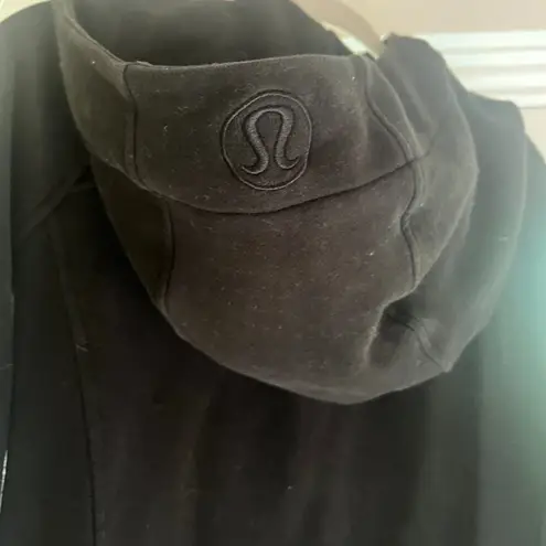 Lululemon  Black Full Zip Scuba Sweatshirt