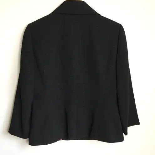 Tahari 3 Button Down Jacket Blazer Womens Size 10 Petite Work Career