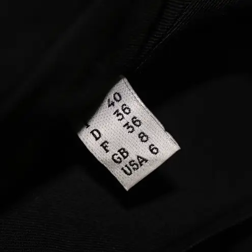 Moschino Vintage Cheap and Chic Black Virgin Wool-Blend Zip Jacket