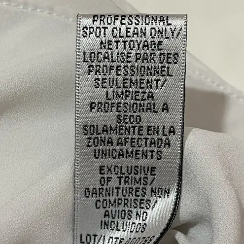 Monique Lhuillier ML White Victorian Top - XS