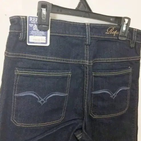 Replay women's size 28 "HARETHA" (Aretha Franklin) dark flare leg jeans 28x35 Blue