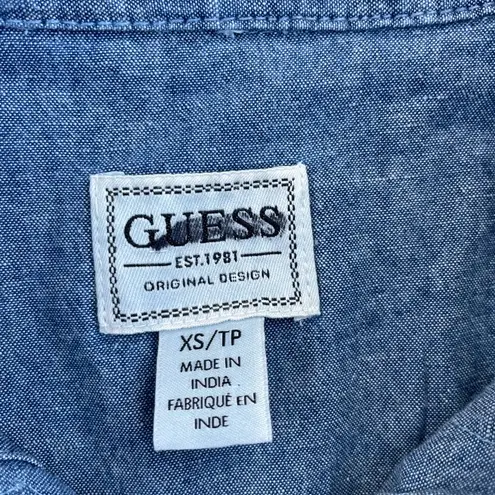 Guess  denim button down blouse