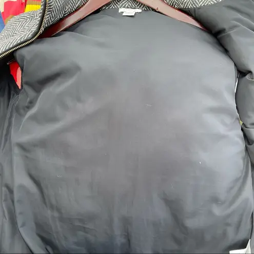 J.Crew  Women’s Vest Excursion Herringbone Beige Black Quilted Puffer XS