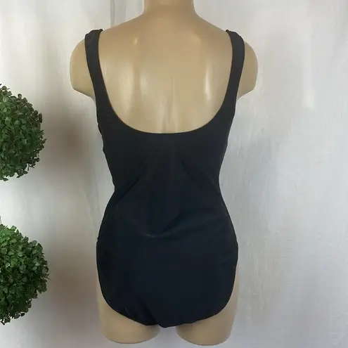 Newport News  Black 1 Piece Swim Bathing Suit 10