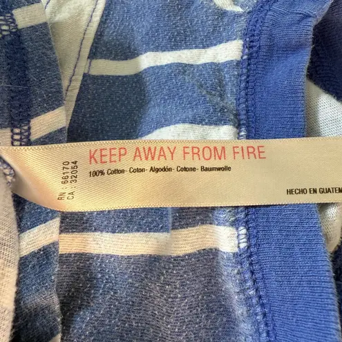 Free People Movement Lineback Logo Tee Size Medium Blue