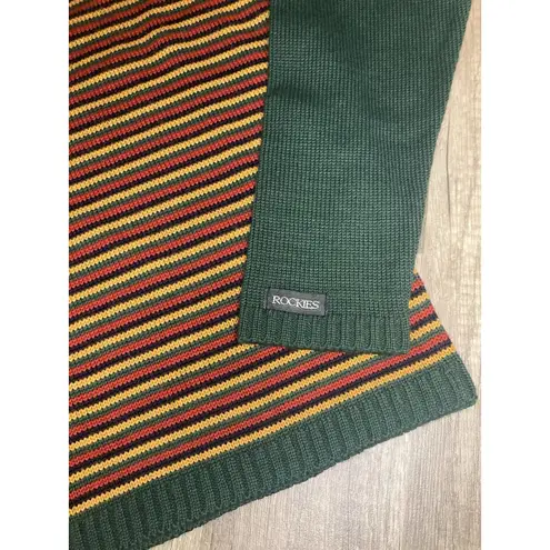 Y2K Rockies Jeanswear Sweater Large Striped V