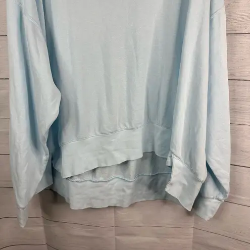 Nike  Womens size 3X Club Fleece Crewneck Sweatshirt cz3373-457 Light Blue