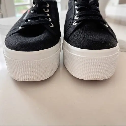 Superga  2790 Black Platform Sneakers