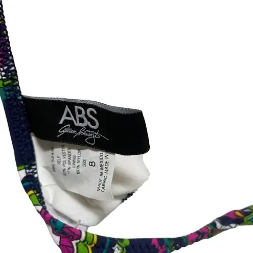 ABS Allen Schwartz Paisley Bikini Top NEW size 8