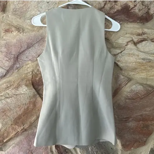 Commense Button Split Sleeveless Pants Set size Medium Gray