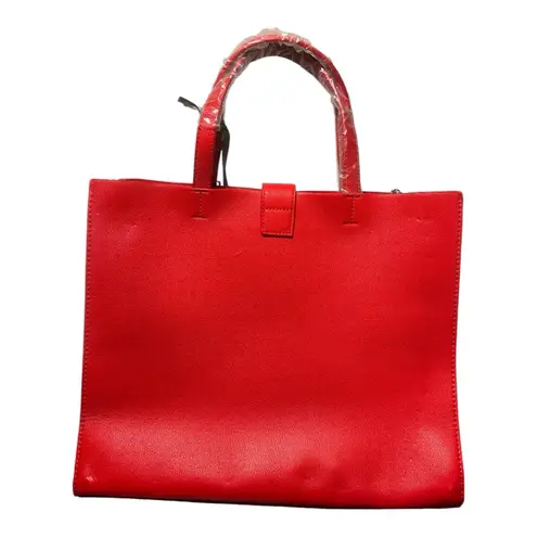 DIANA &. CO FIRENZE Red Vegan Leather Handbag