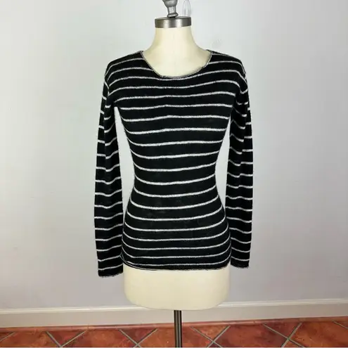 R13 Cashmere Striped Knit Sweater Tee