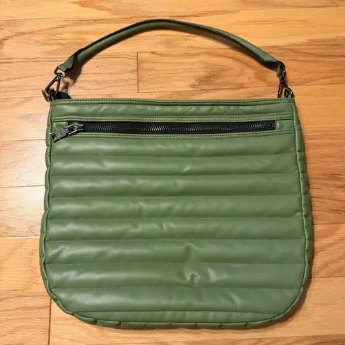 Royln Luxe Bag Quilted Shoulder Bag Olive Green Crossbody Purse Modern Sleek Hip