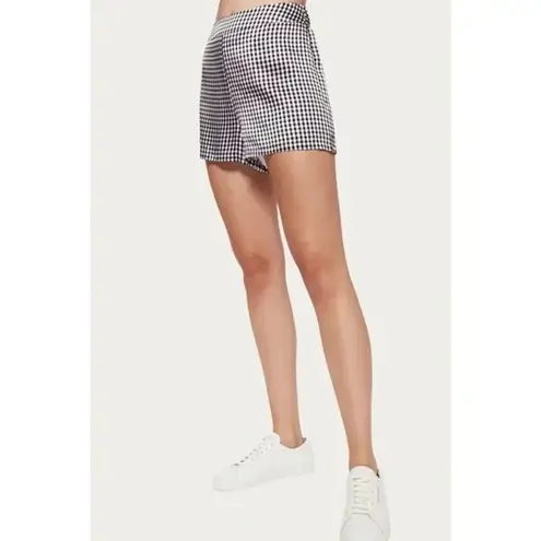 Cami NYC Matilda Silk Short in Black Mini Gingham NWT