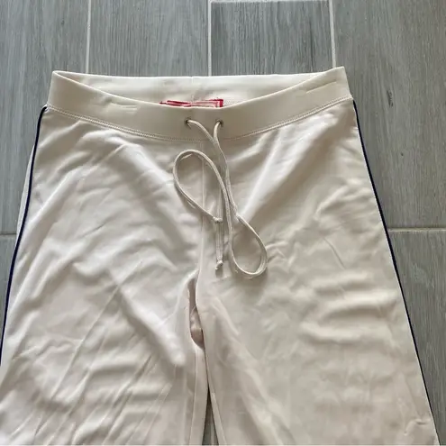 Johnny Was NEW IVORY CREAM CASUAL TRACKSUIT PANTS SZ SMALL
