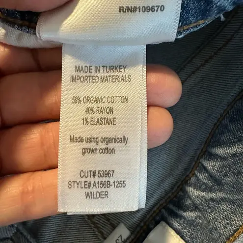 AGOLDE *  wilder distressed denim high waist jeans size 23