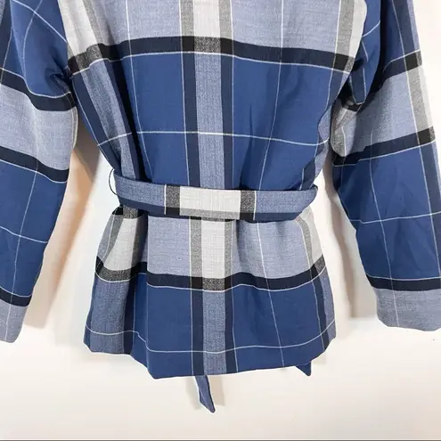 Nordstrom New  Signature Belted Plaid Jacket