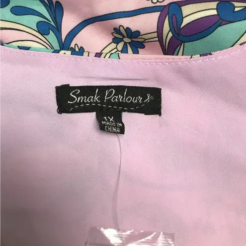 Unique Vintage Smak Parlour Retro-Inspired Crop Top - NEW - Size 1x