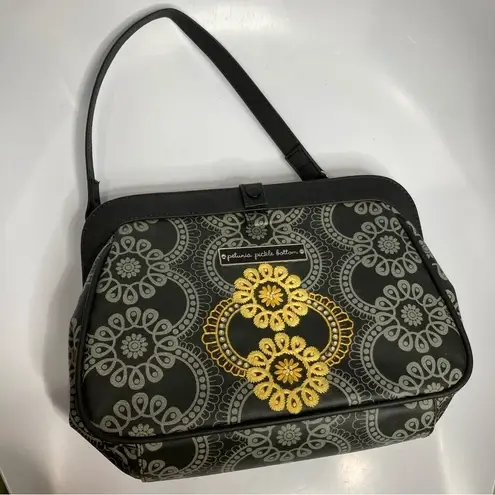 Petunia Pickle Bottom Evening In Innsbruck in gray small/medium diaper bag