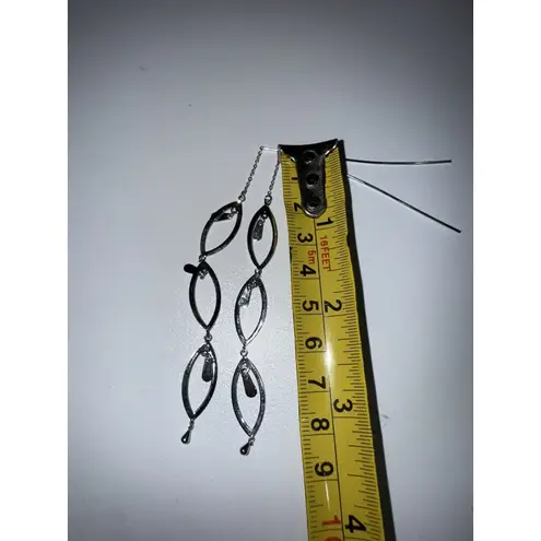 Dangle Thread Line 925 Sterling Silver Threader Drop Wedding Earrings NEW