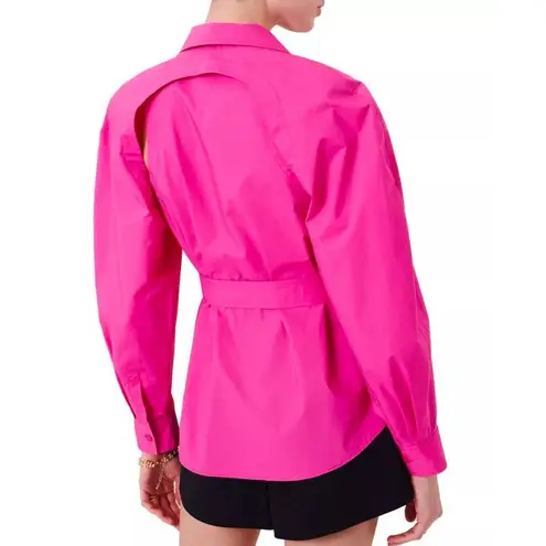 Derek Lam 10 Crosby Casper Convertible Bolero Sleeve Button Down Size 00