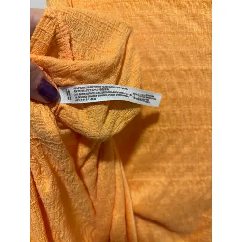 Free People  Beach Orange Coverup Tunic OSFM