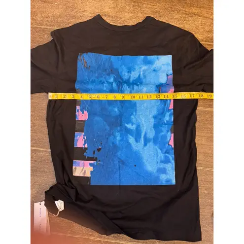 Proenza Schouler Abstract Art Graphic Pocket Tee Black Size Small Unisex