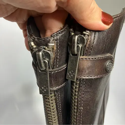 Arturo Chiang brown leather felicity riding boots knee high size 7.5