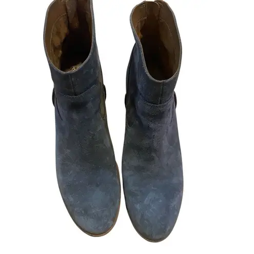 Kork-Ease Women’s Lapra Suede Western Booties – Size 10, Gray