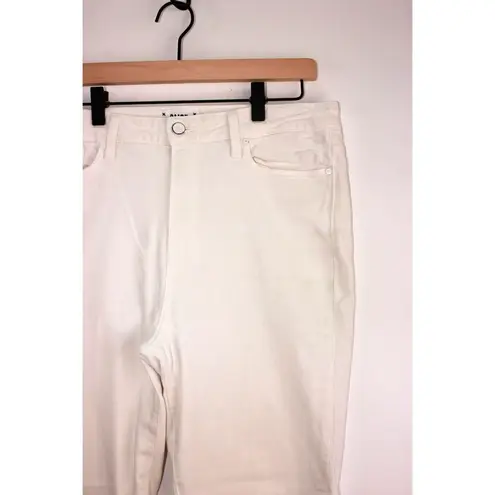 Paige Womens Jeans White Margot Skinny Denim High Rise Ankle Light Wash Size 31